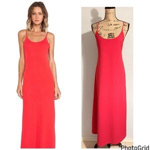 ZARA Open Back Strappy Dress Hot Pink